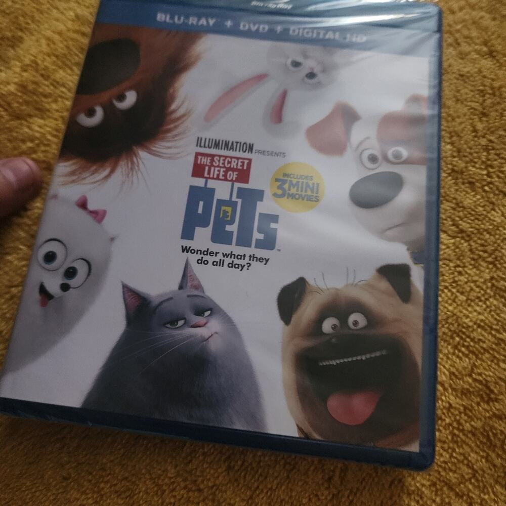 THE SECRET LIFE OF PETS NWT ILLUMINATION DVD BLU-RAY MOVIE